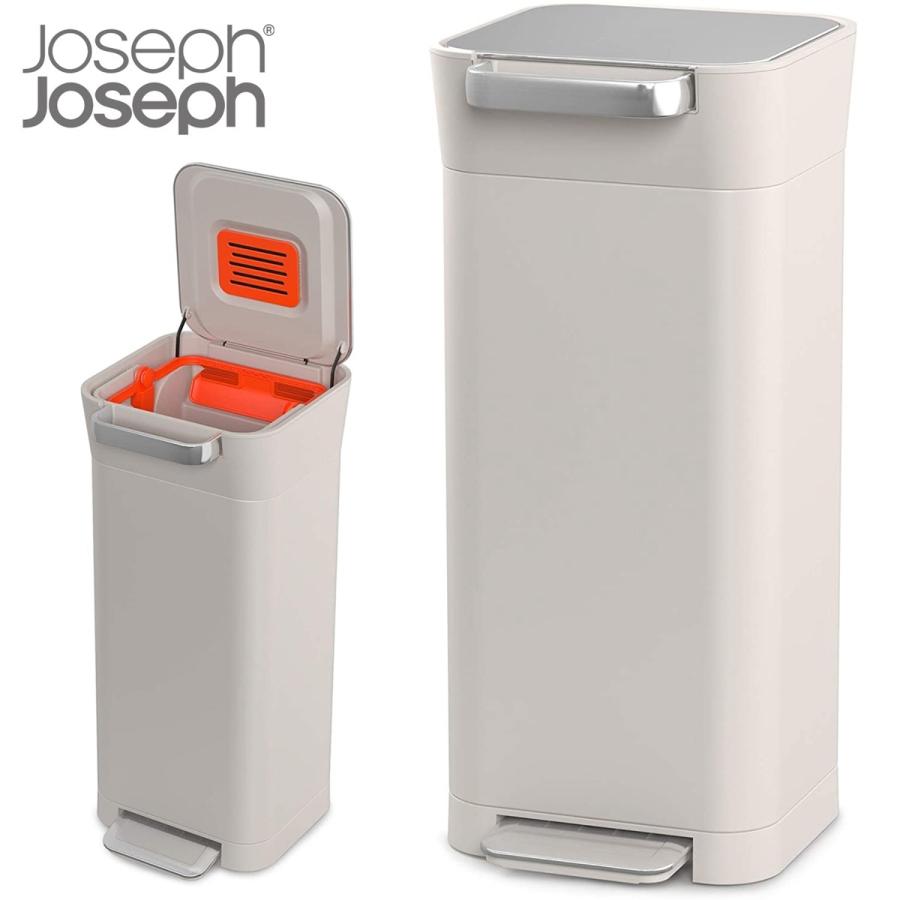 Joseph Joseph 30039 クラッシュボックス 20L ストーン  ペダルオープン ジョセフジョセフ (16) | Joseph Joseph