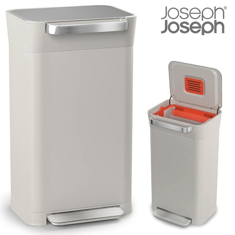 Joseph Joseph 30036 クラッシュボックス 30L ストーン  ペダルオープン ジョセフジョセフ (16) | Joseph Joseph
