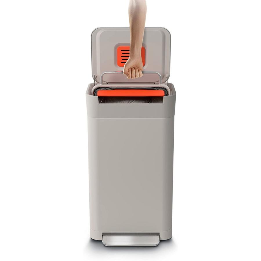 Joseph Joseph 30036 クラッシュボックス 30L ストーン  ペダルオープン ジョセフジョセフ (16) | Joseph Joseph | 01