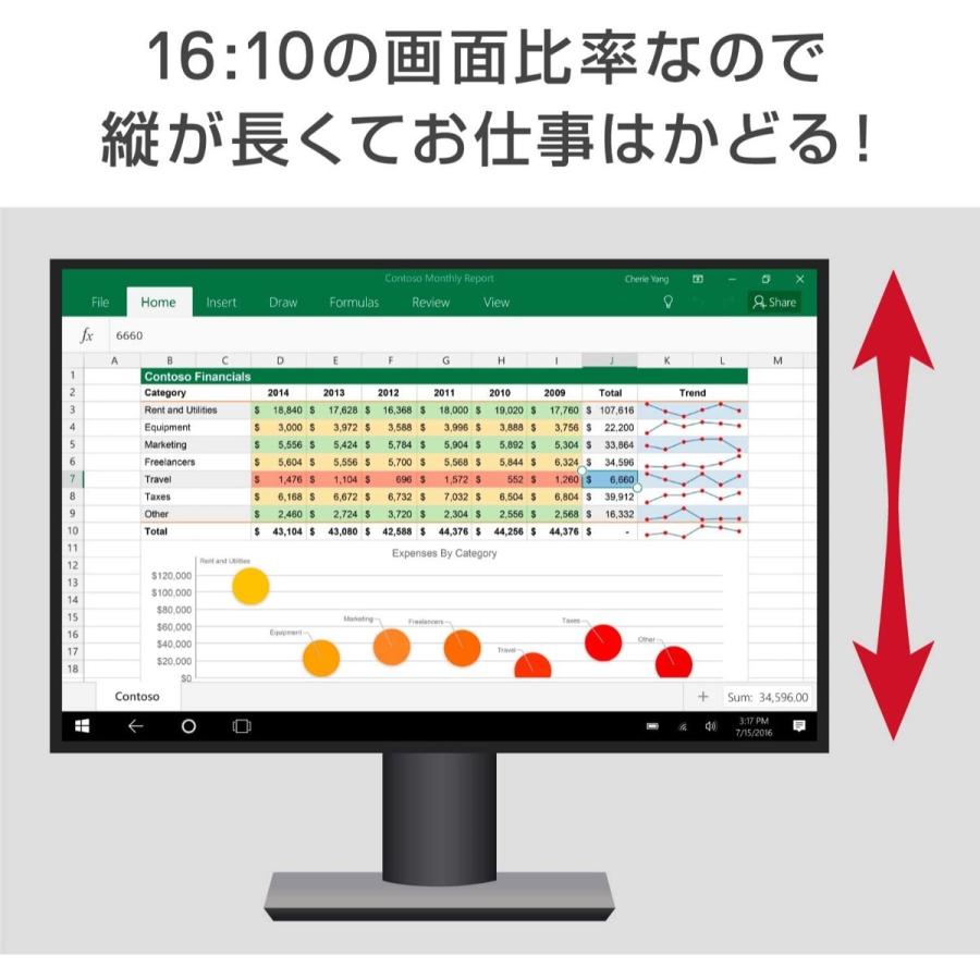 Dell UP3017 30インチ ワイドモニター WQXGA ディスプレイ 液晶 デル (N) | DELL | 04