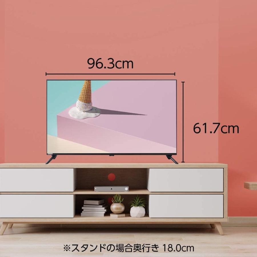 ORION 43型 4K ダブルチューナー内蔵 LED液晶テレビ 地上 BS  OL43XD100 全国送料無料 (M) |  | 06