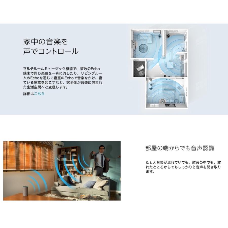 Amazon Echo 第2世代 アマゾン エコー チャコール スマートスピーカー アレクサ (08) |  | 02