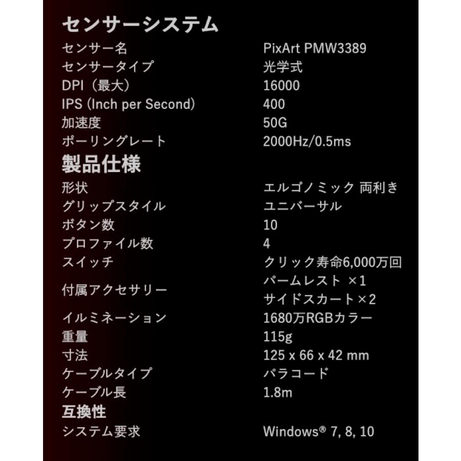 Mad Catz B.A.T. 6+  ゲーミングマウス 有線 MB05DCINBL000-0J マッドキャッツ (06) | MAD CATZ | 08