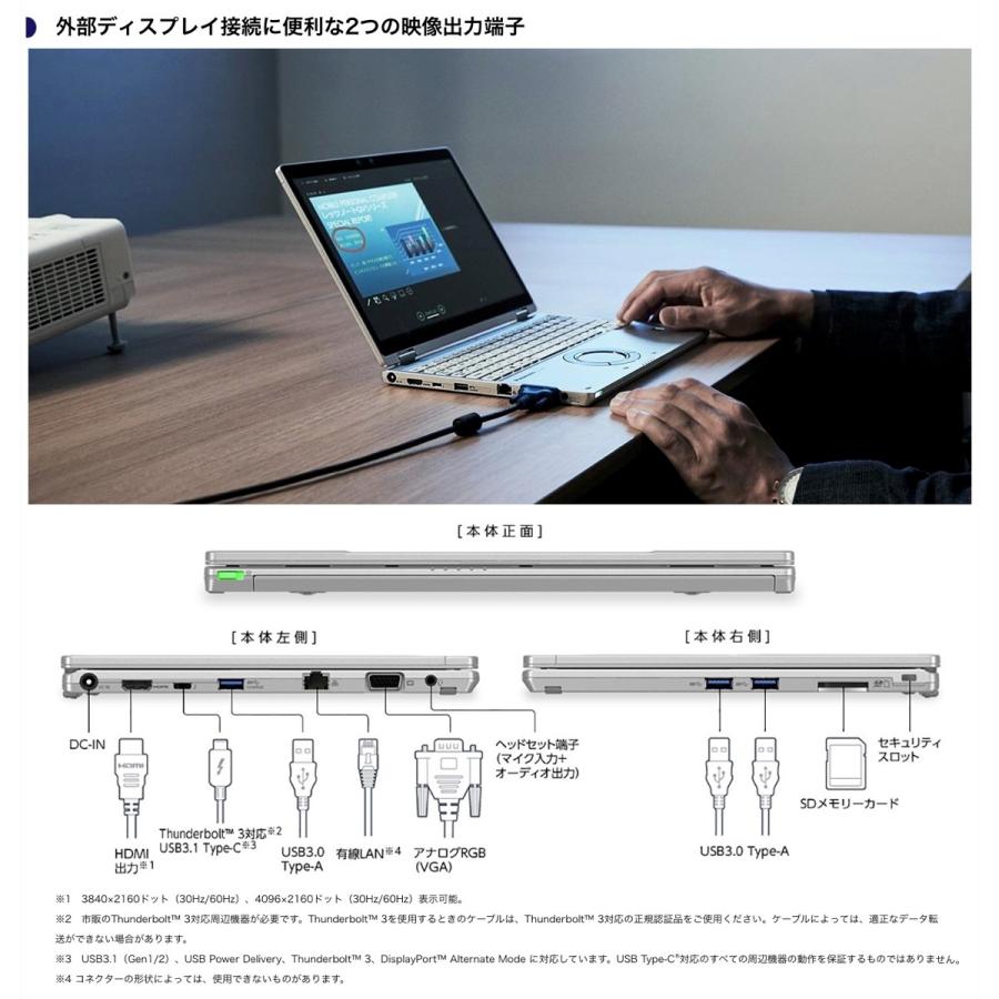 Panasonic Let’s note CF-QV9 CF-QV9RFAVS Core i5 10310U 8GB SSD 256GB QV9 (08) | Let’s note | 05
