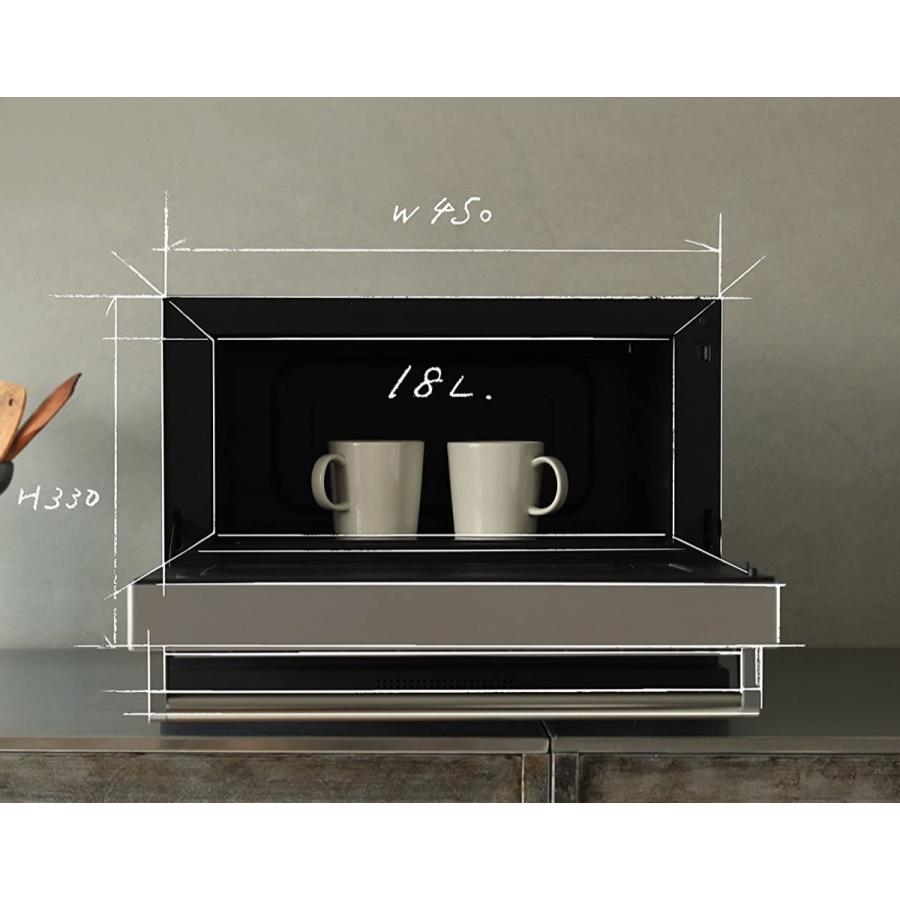 BALMUDA The Range K04A  オーブンレンジ フラット庫内 18Lバルミューダ (14) | BALMUDA The Range | 07