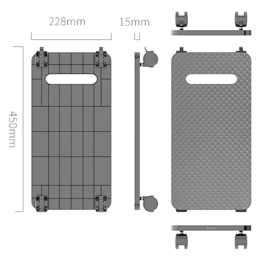 ORICO CPB1-BK-BP CPUスタンド デスクトップ用 PCワゴン  オリコ (10) |  | 05