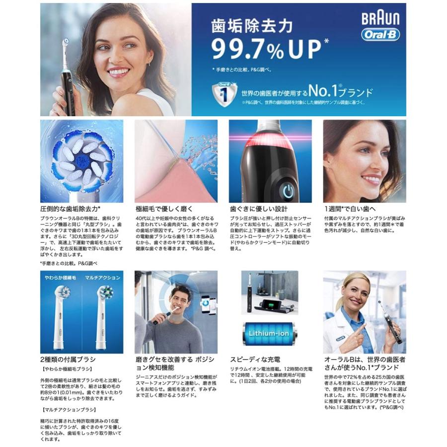 BRAUN D7015256CTBK ジーニアス 9000 オーラルB 電動歯ブラシ ブラウン (08) | BRAUN | 01