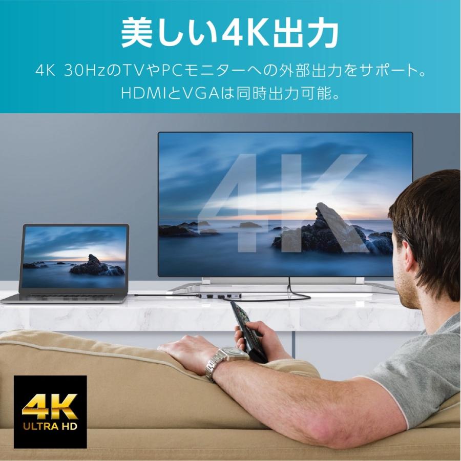 ORICO MC-U111P USB Type-C マルチ ドッキングステーション MC-U111P-V1-GY-BP オリコ (06) |  | 05