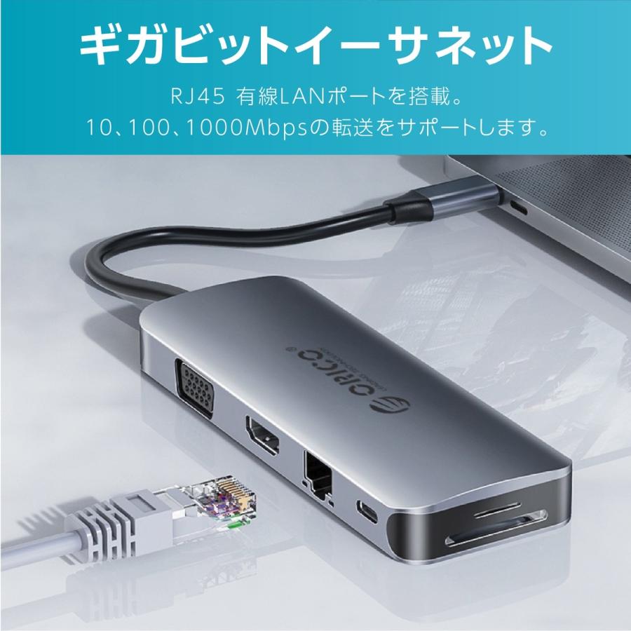 ORICO MC-U111P USB Type-C マルチ ドッキングステーション MC-U111P-V1-GY-BP オリコ (06) |  | 06