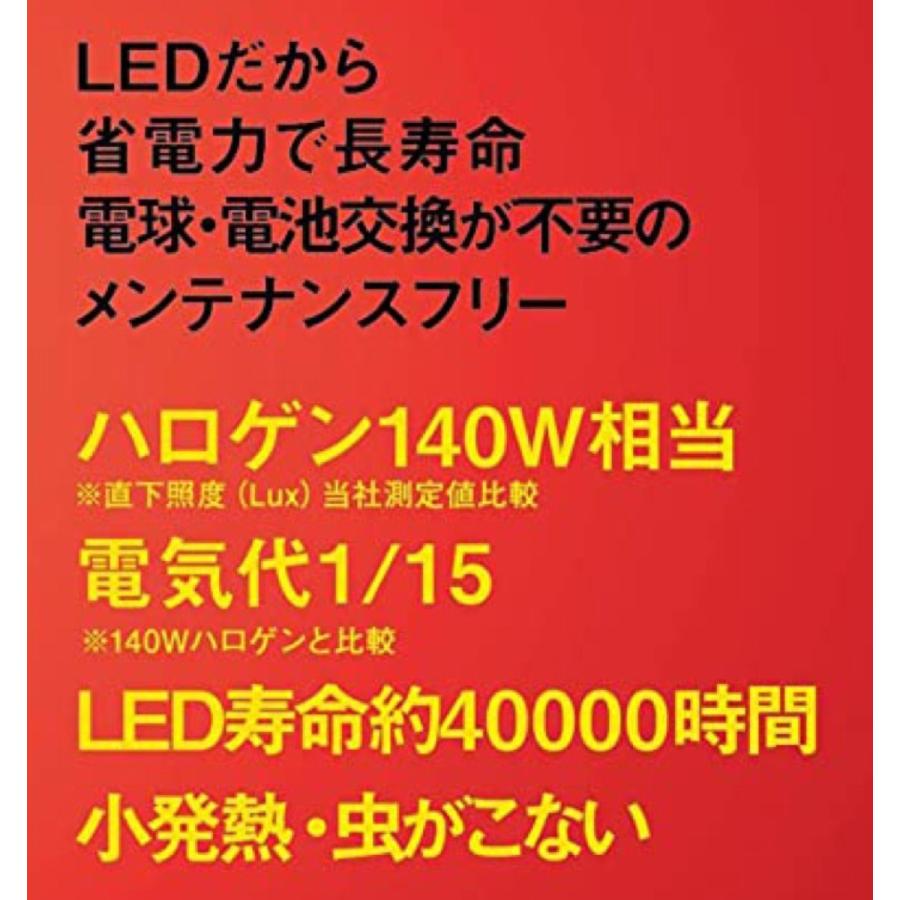 ムサシ LED-AC208 LED センサーライト 720ルーメン RITEX ライテックス (F) |  | 03
