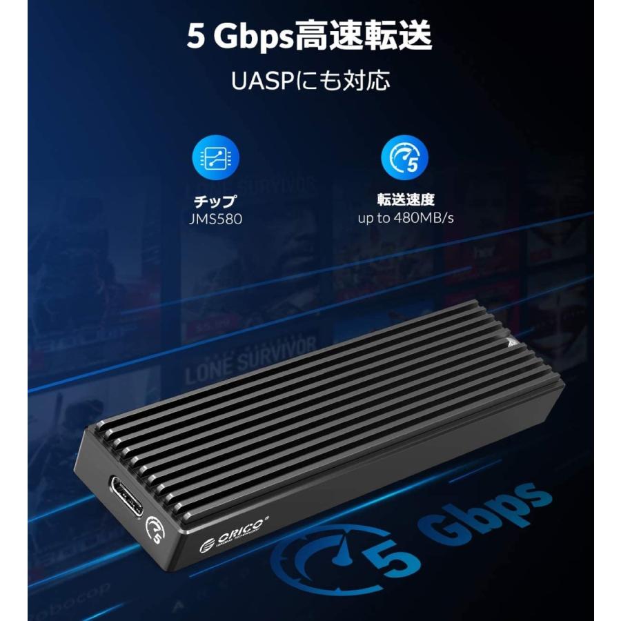 ORICO M2PF M.2 SSDケース USB-C to NGFF B-Key オリコ (05) |  | 05