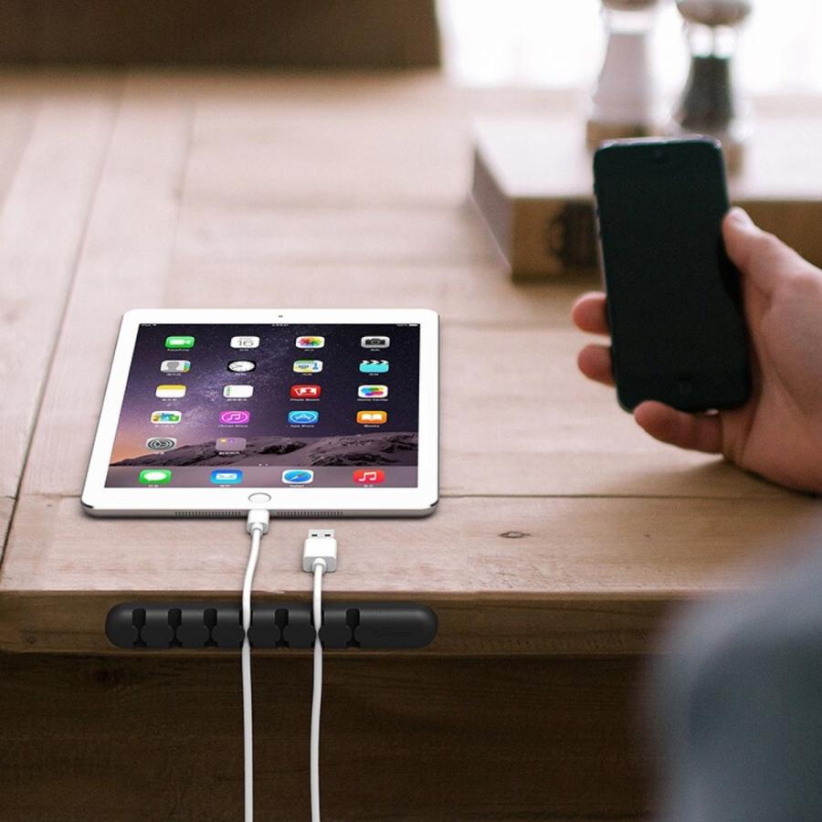 ORICO CBS7 ケーブルホルダー シリコン製 7本固定 オリコ (2C) |  | 01