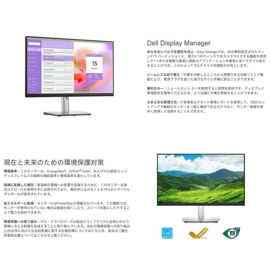 Dell P2422HE 23.8インチ プロフェッショナルシリーズ ディスプレイ デル (14) | DELL | 03