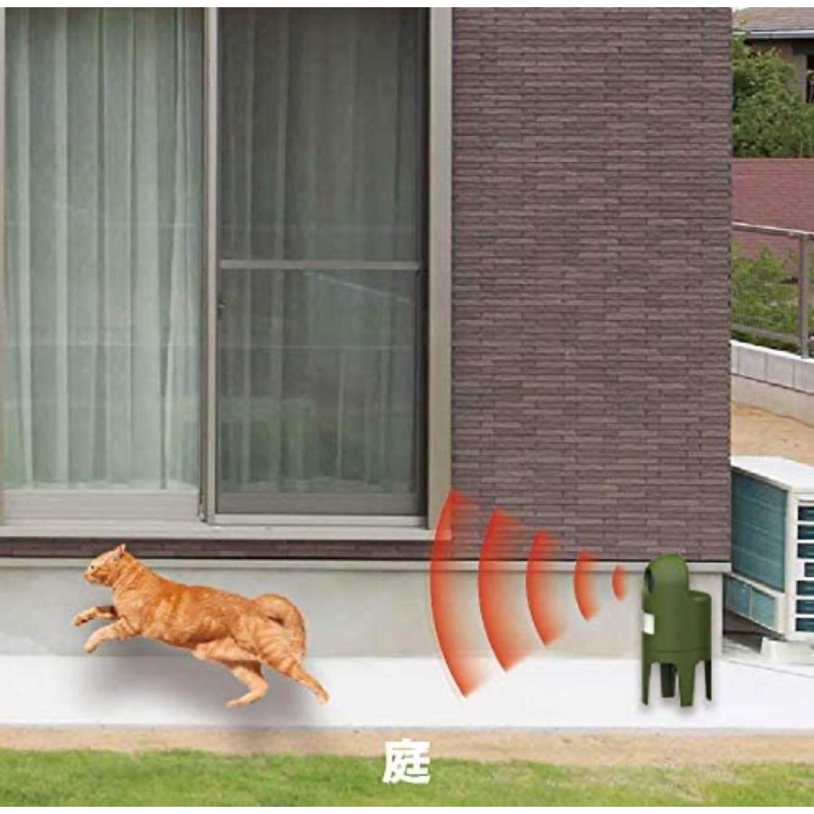 ムサシ REP-600 超音波猫よけ 猫しっし センサー感知式  糞尿対策 MUSASHI (F) | musashi(DIY) | 04