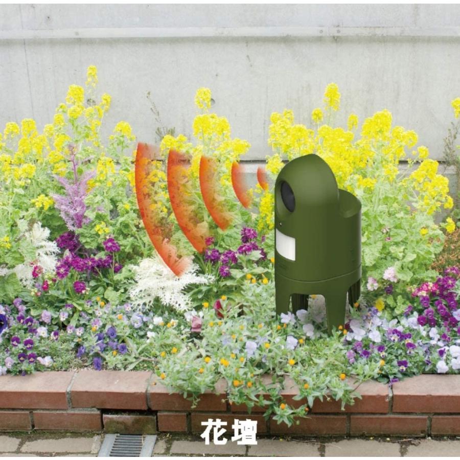 ムサシ REP-600 超音波猫よけ 猫しっし センサー感知式  糞尿対策 MUSASHI (F) | musashi(DIY) | 06