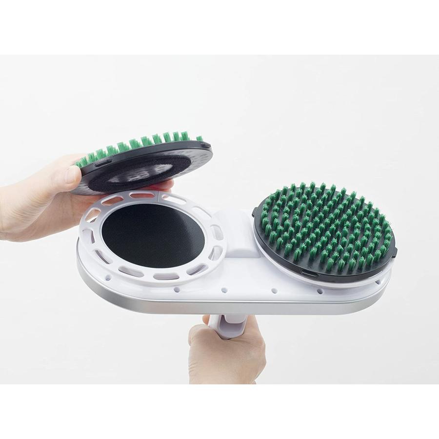 CCP 交換用 屋外用デッキブラシ 2個入 EX-3895-00 モップクリーナー Neo+ ZJ-MA8 単品 純正 (06) | CCP | 03