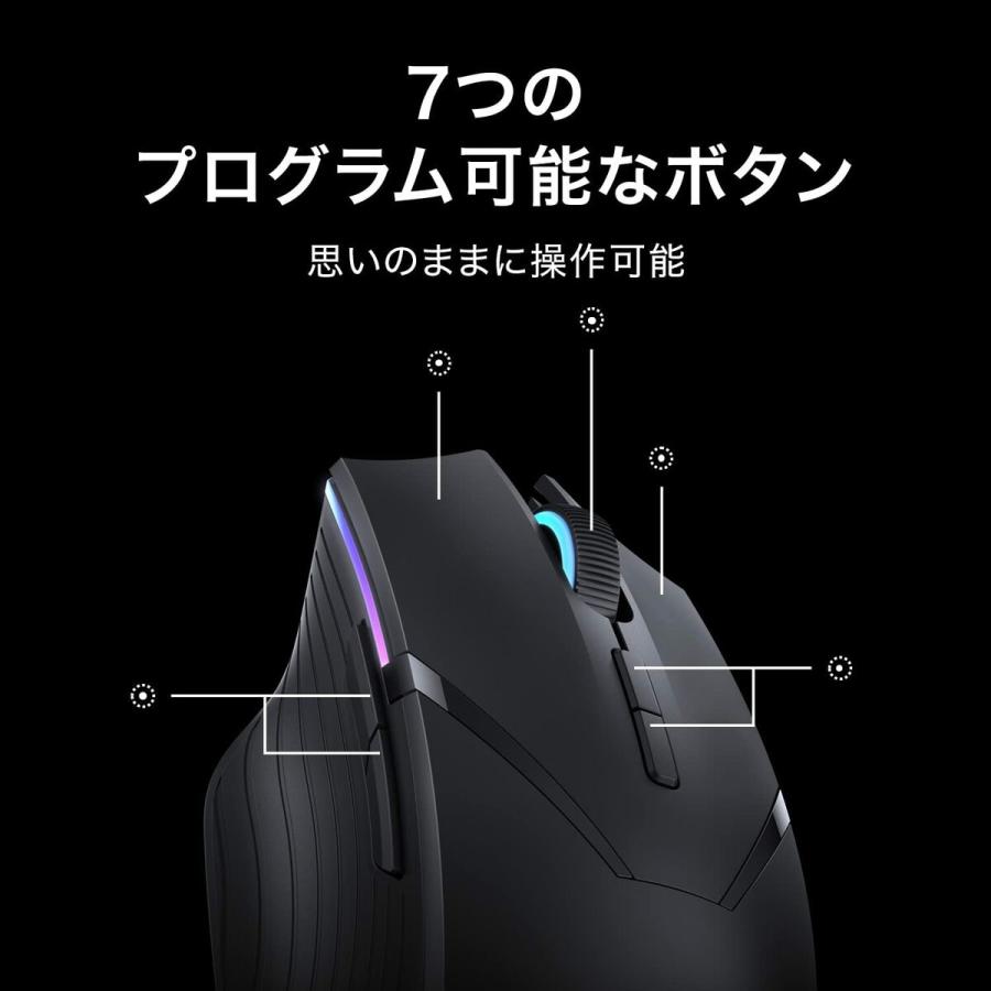 HUAWEI ゲーミングマウス Wireless Mouse GT 2.4G ワイヤレス