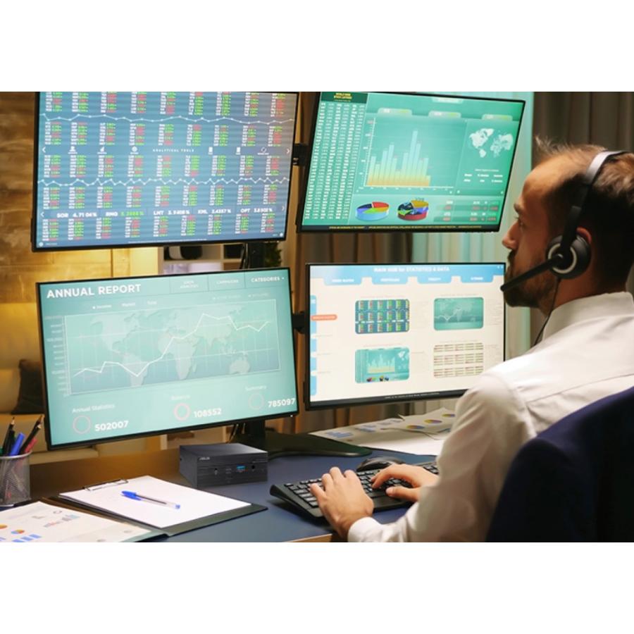 ASUSTek ミニPC PN50-BBR027MD AMD Ryzen R7 4700U 大容量メモリ 64G Intel Wi-Fi 6 AX200 ブラック エイスース | ASUS | 05