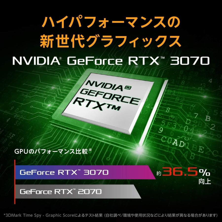 ASUS FX516PR-I7R3070ECG TUF Dash F15 FX516PR ゲーミング ノートパソコン 日本語キーボード エイスース (10) | TUF Gaming | 05
