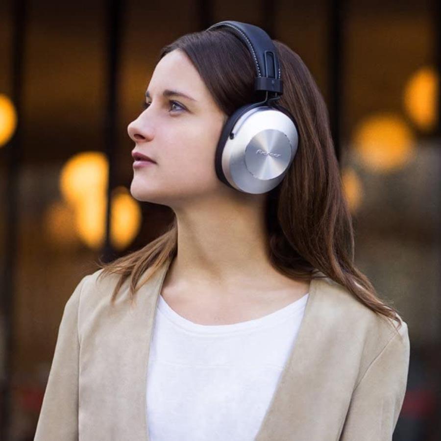 Pioneer SE-MS7BT-S Bluetooth ヘッドホンシルバー SE-MS7BT Style aptX AAC レトロモダン パイオニア (08) | Pioneer | 01