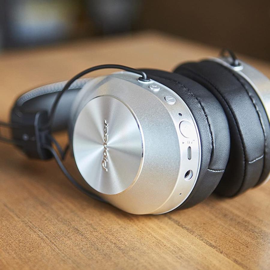 Pioneer SE-MS7BT-S Bluetooth ヘッドホンシルバー SE-MS7BT Style aptX AAC レトロモダン パイオニア (08) | Pioneer | 03
