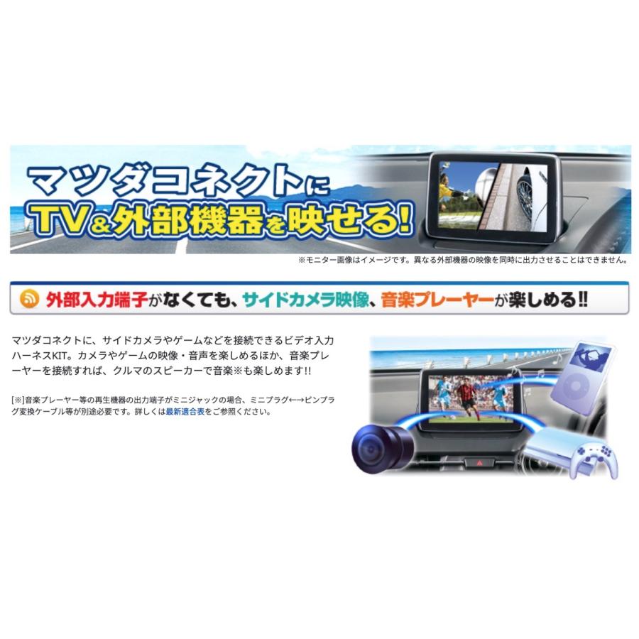データシステム VIK-U65 ビデオ入力 ハーネスキット マツダ用 ゲーム サイドカメラ映像 Data System (F) |  | 01