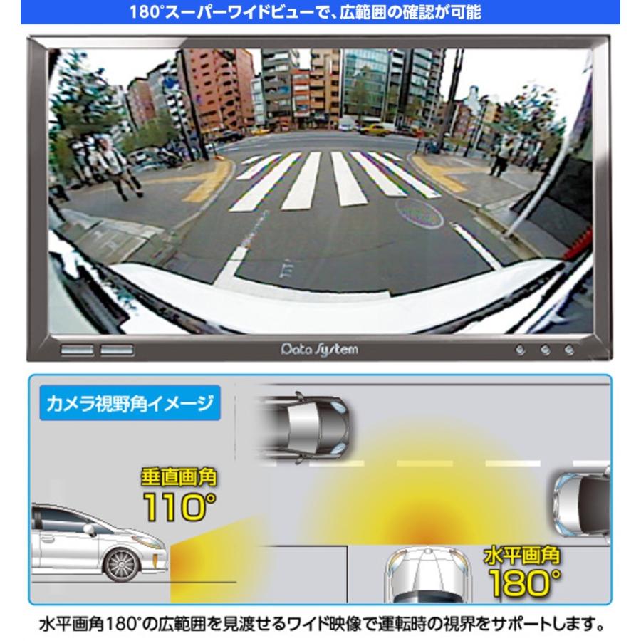データシステム BIC263 ビルトインカメラ 水平画角180° ワイド映像 埋め込みタイプ リアカメラ Data System (F) |  | 04