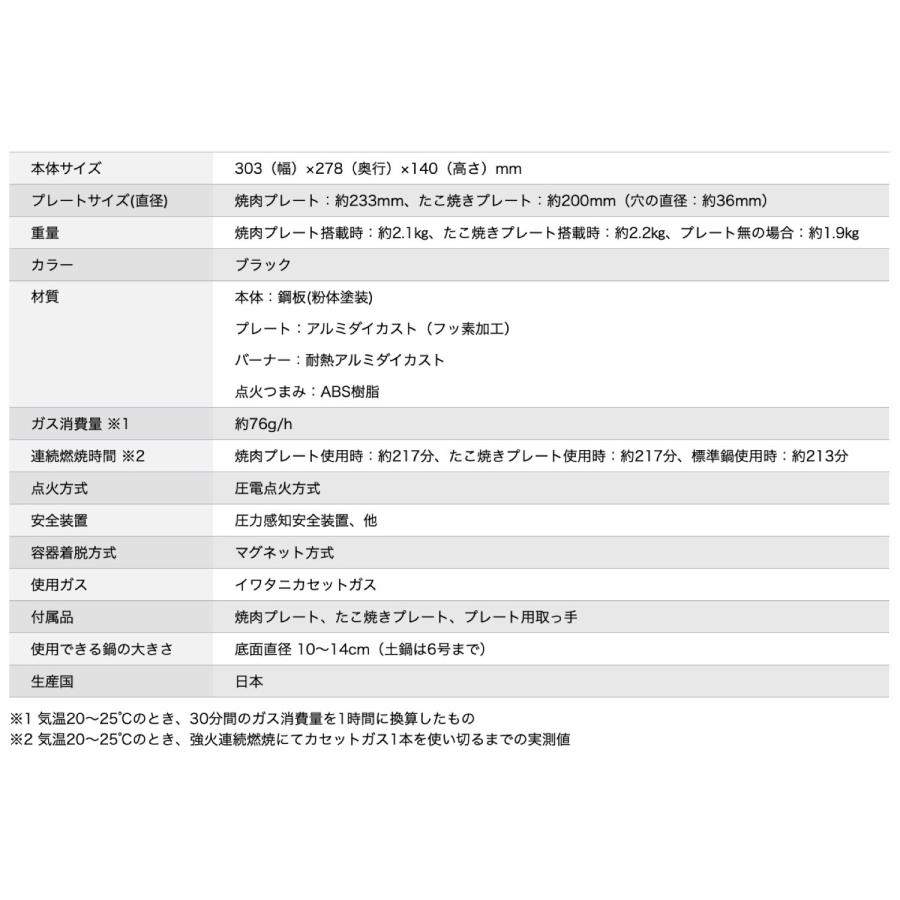 イワタニ CB-MSG-1 カセットフー マルチスモークレスグリル 焼肉 たこ焼き カセットコンロ 煙が少ない Iwatani 岩谷産業 (08) | カセットフー | 05