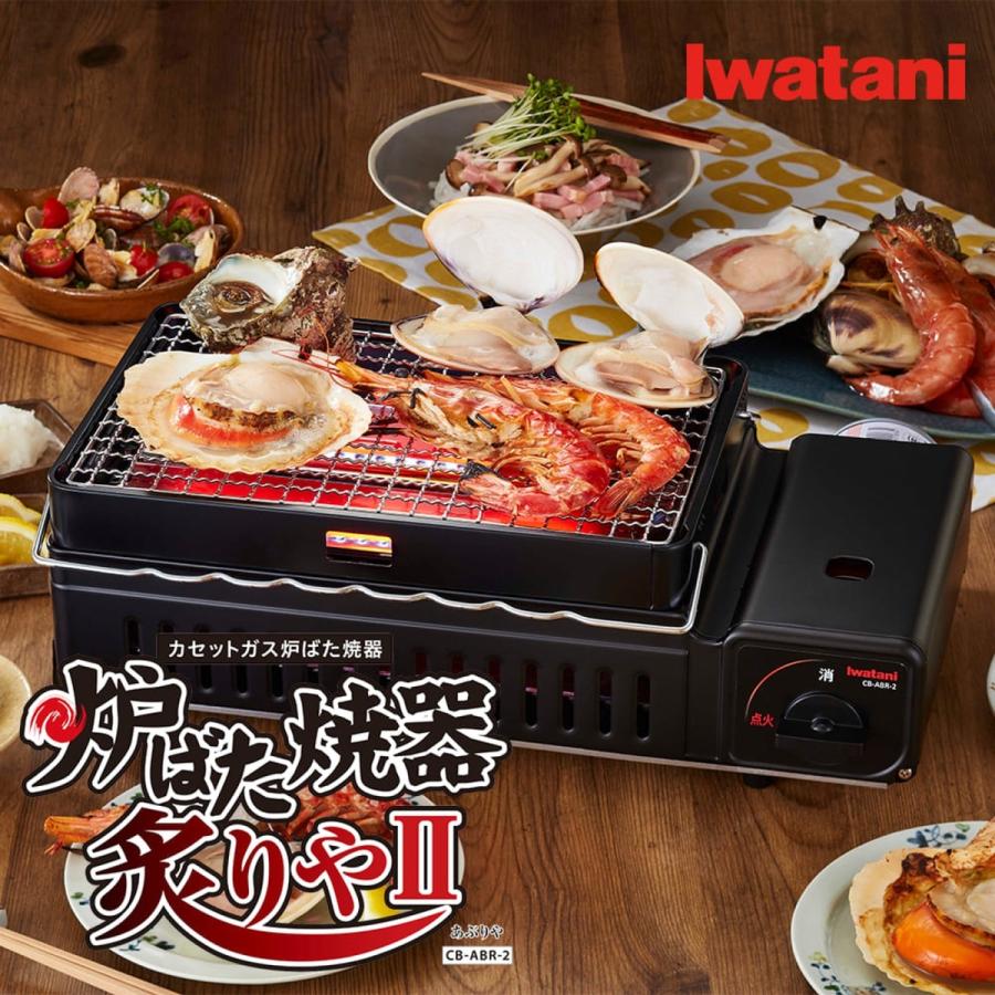 イワタニ CB-ABR-2 カセットガス 炉ばた焼器 炙りや 2 炉ばた焼 炉ばた 七輪 Iwatani 岩谷産業 (10) | 