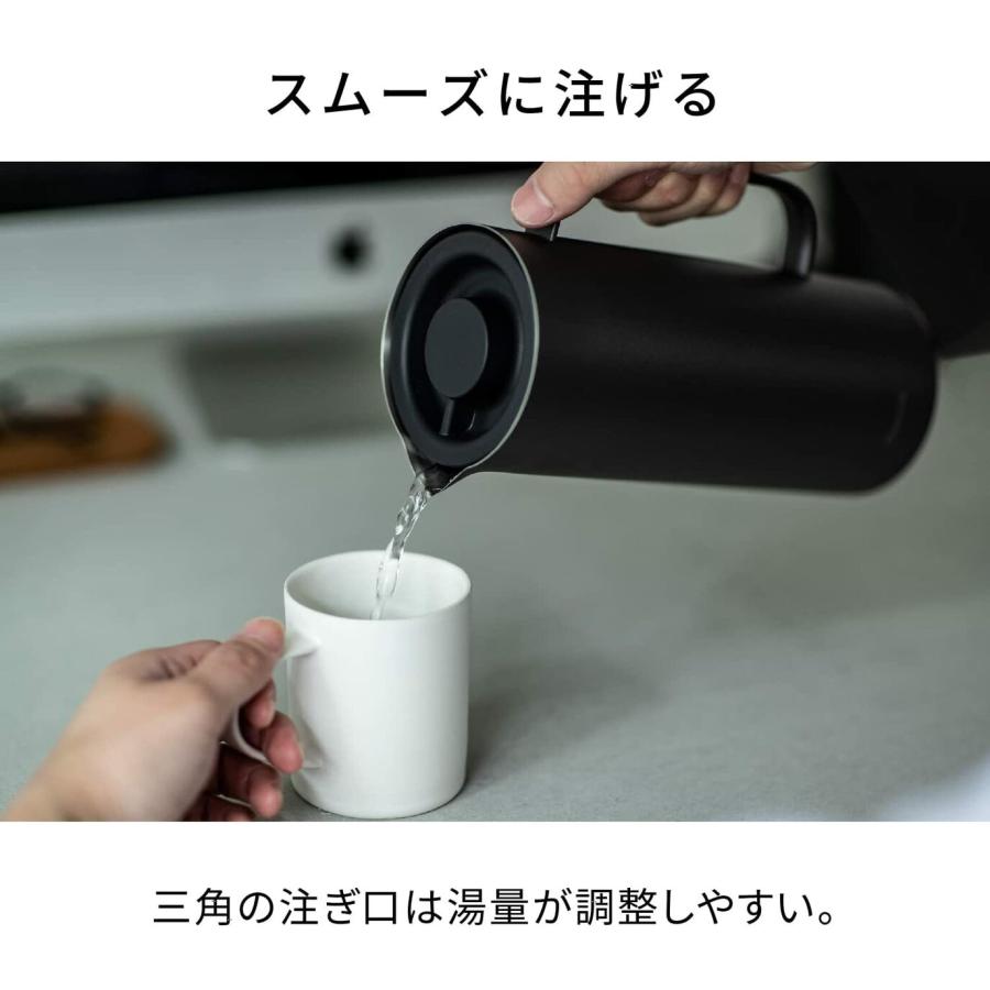 ピーコック魔法瓶 AHW-100 リビング ポット 1L 保温ポット ステンレス 魔法瓶 1リットル ピーコック (F) | ピーコック魔法瓶工業 | 06