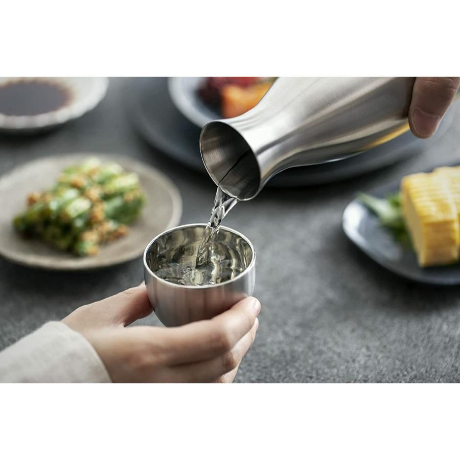 Peacock ACF-38 XA 酒器 セット とっくり おちょこ 徳利 熱燗 冷酒 真空二重構造 保温 保冷 魔法瓶工業 (06) |  | 03