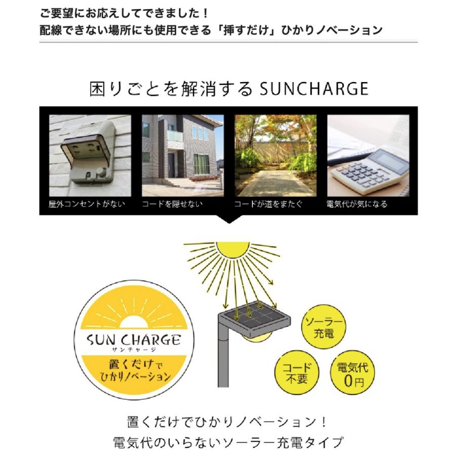 タカショー 花のひかり ソーラーライト ひかりノベーション 2個セット 庭 防水  LEDIUS HOME LGS-LH02P (08) | タカショー | 02