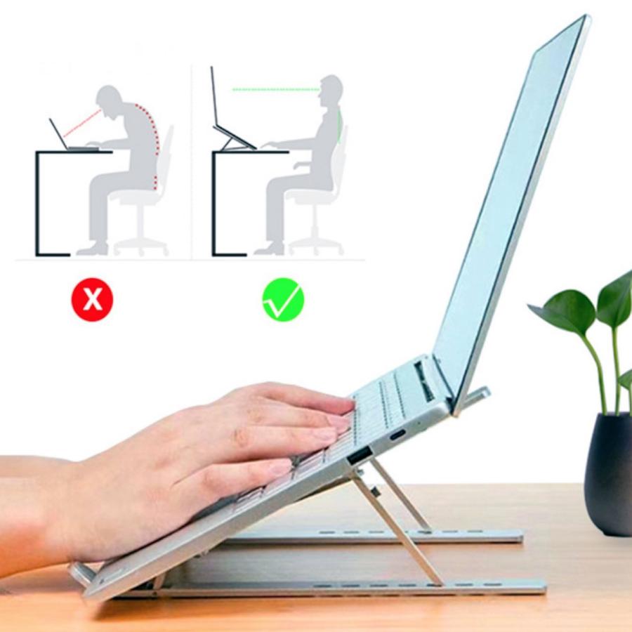 TR-PST002 ノートPCスタンド 折りたたみ ノートパソコン ー スマホスタンド ブックスタンド 楽譜 (3C) |  | 04