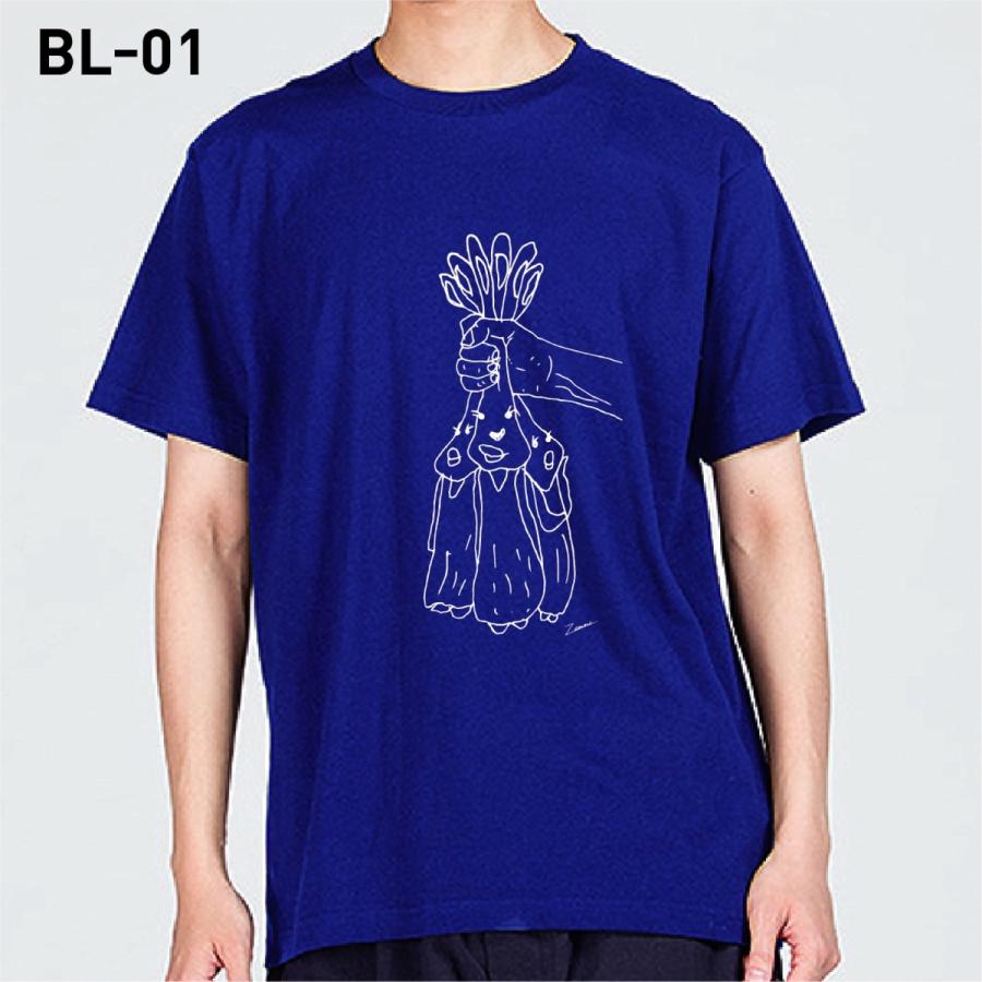 ZMM art T-shirt 吊兎 ツルシウサギ (フロントプリント) S M L アート Tシャツ (Z) |  | 02