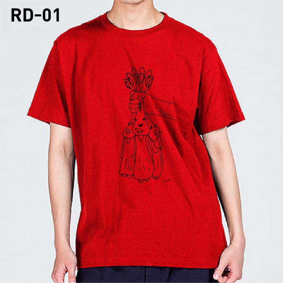 ZMM art T-shirt 吊兎 ツルシウサギ (フロントプリント) S M L アート Tシャツ (Z) |  | 03