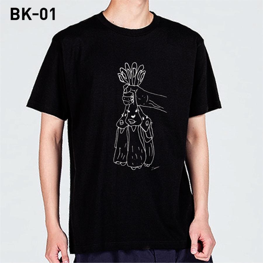 ZMM art T-shirt 吊兎 ツルシウサギ (フロントプリント) S M L アート Tシャツ (Z) |  | 05