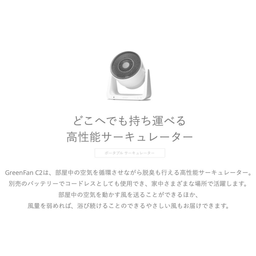 BALMUDA A02A-WK Green Fan C2 サーキュレーター グリーンファン ホワイト フロアファン 活性炭 脱臭フィルター 花粉 花粉症対策 室温調整 省エネ A02A バルミュ | The GreenFan | 01