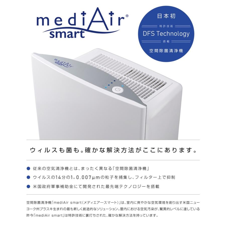 ピエラス（Pieras） 空間除菌清浄機 mediAir smart メディエアー