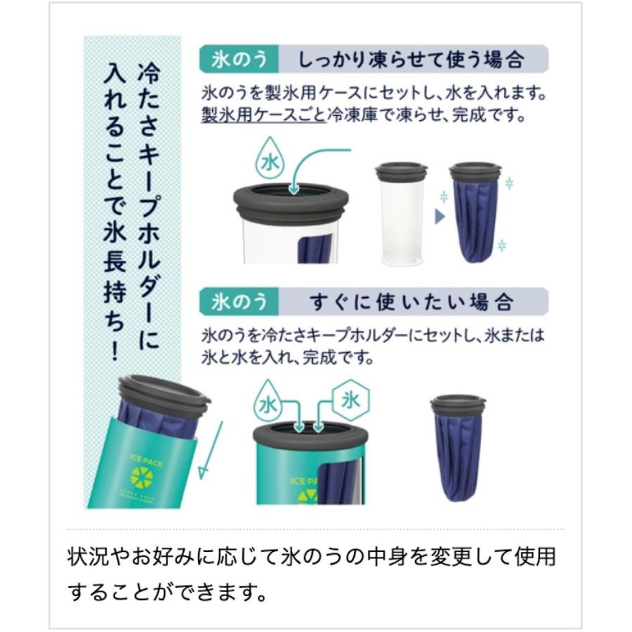 Peacock ABA-51 氷のう 冷たさキープホルダー付き  0.5L アイスパック ピーコック魔法瓶工業 (06) | ピーコック魔法瓶工業 | 06