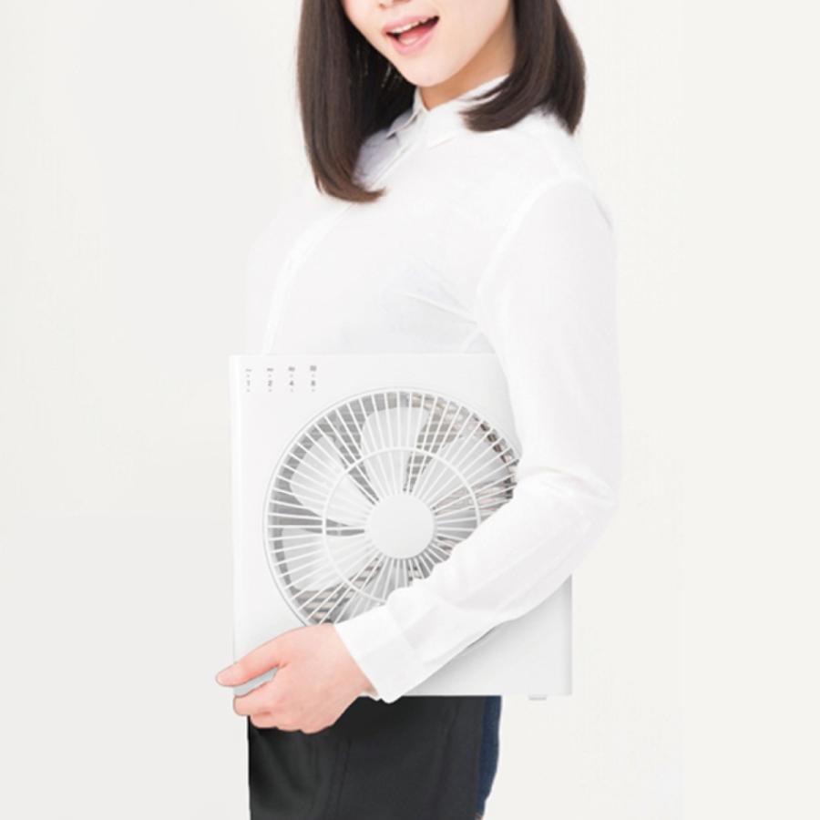 TOPLAND SF-DFC20WT 18cm コンパクト デスクファン コードレス  3電源対応  ホワイト トップランド (08) |  | 06