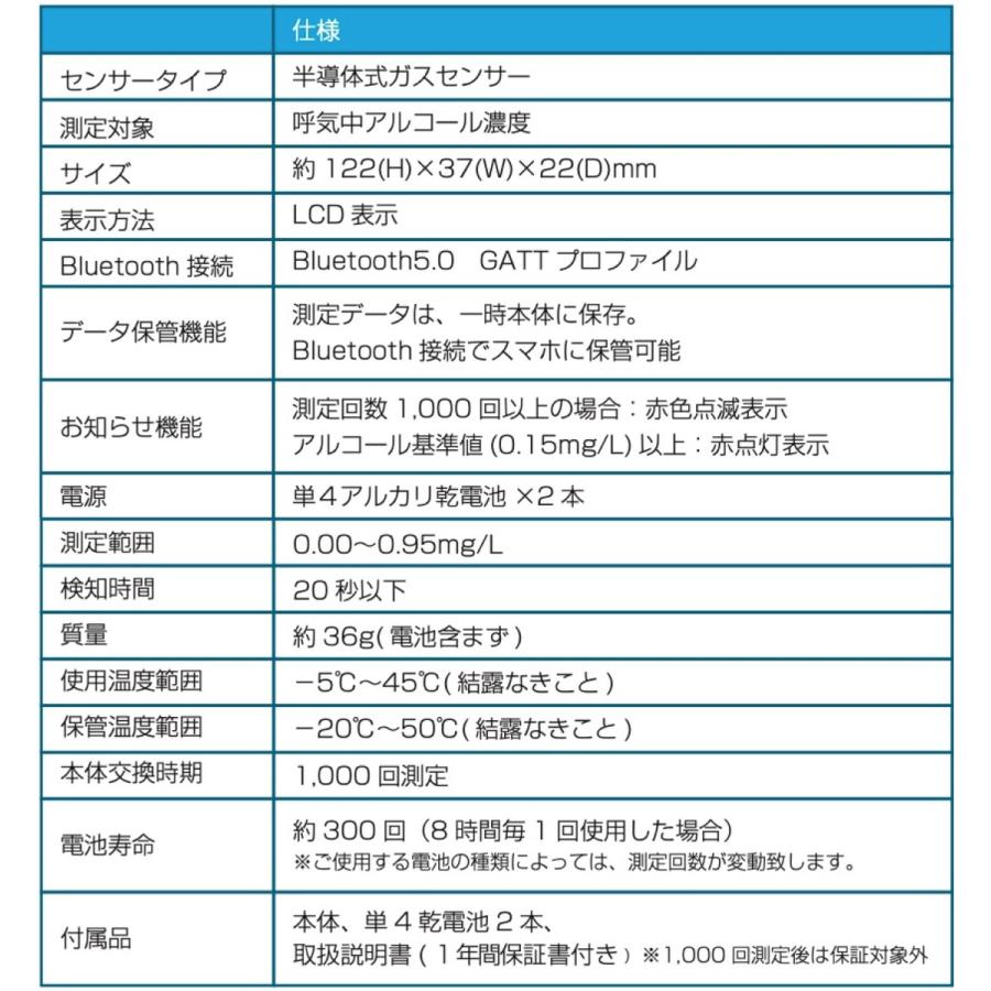 KEIYO AN-S094 アルコールセンサー アルコールチェッカー Bluetooth 5.0 慶洋エンジニアリング (06) |  | 09