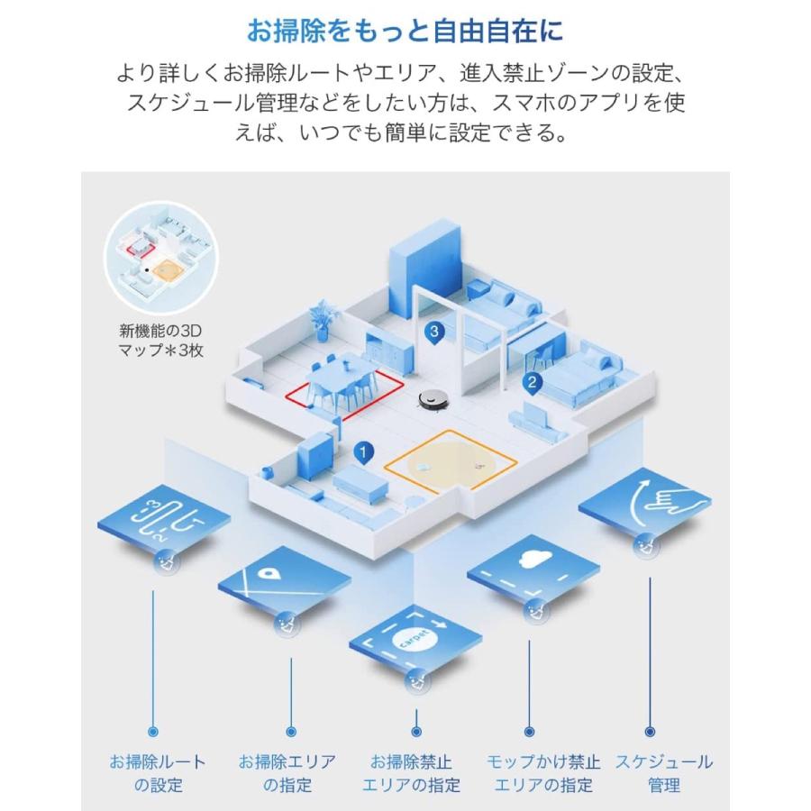 ECOVACS DEEBOT X1 OMNI ロボット掃除機 DEX11 エコバックス (16) | DEEBOT | 08
