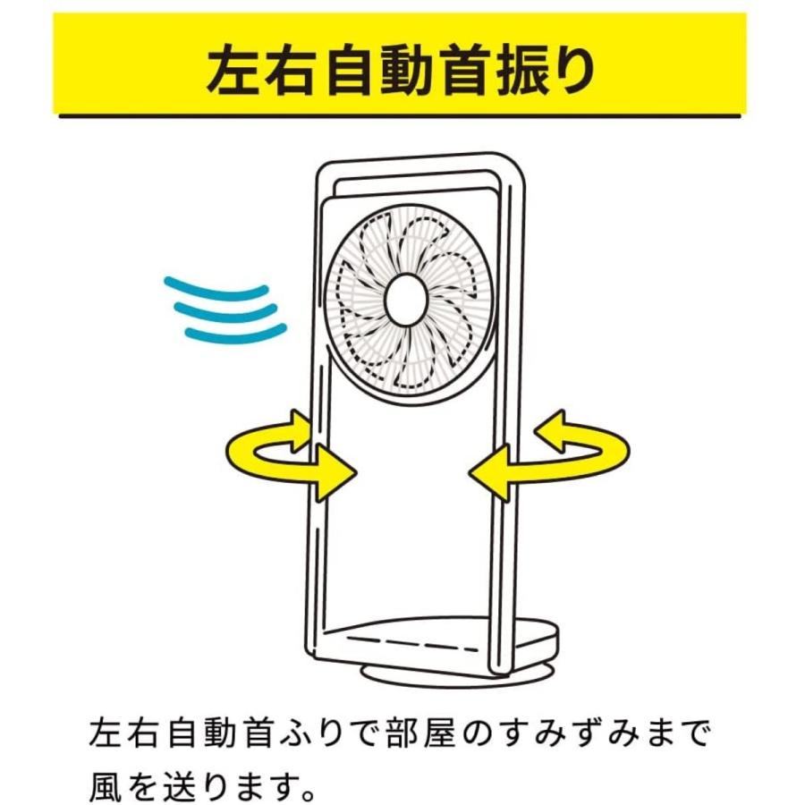ドウシシャ FLY-253D 折りたたみ ファン TATAMU type-L DCモーター 風量5段階  DC FLX-253D ピエリア (M) | Pieria | 04