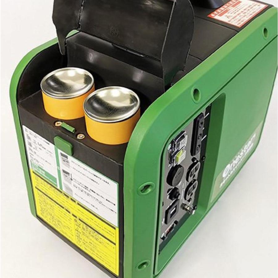 エネスター GEN-1000 カセットガス 発電機 ガスボンベ 9本 + エンジンオイル 1本付 USB GEN1000 (12) |  | 06