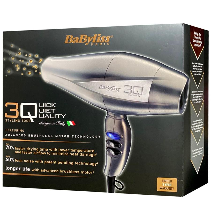 BaByliss BLD-3QSJ ヘアードライヤー 3Q ラピードドライヤー 高性能 長寿命  ベビリス (08) |  | 01