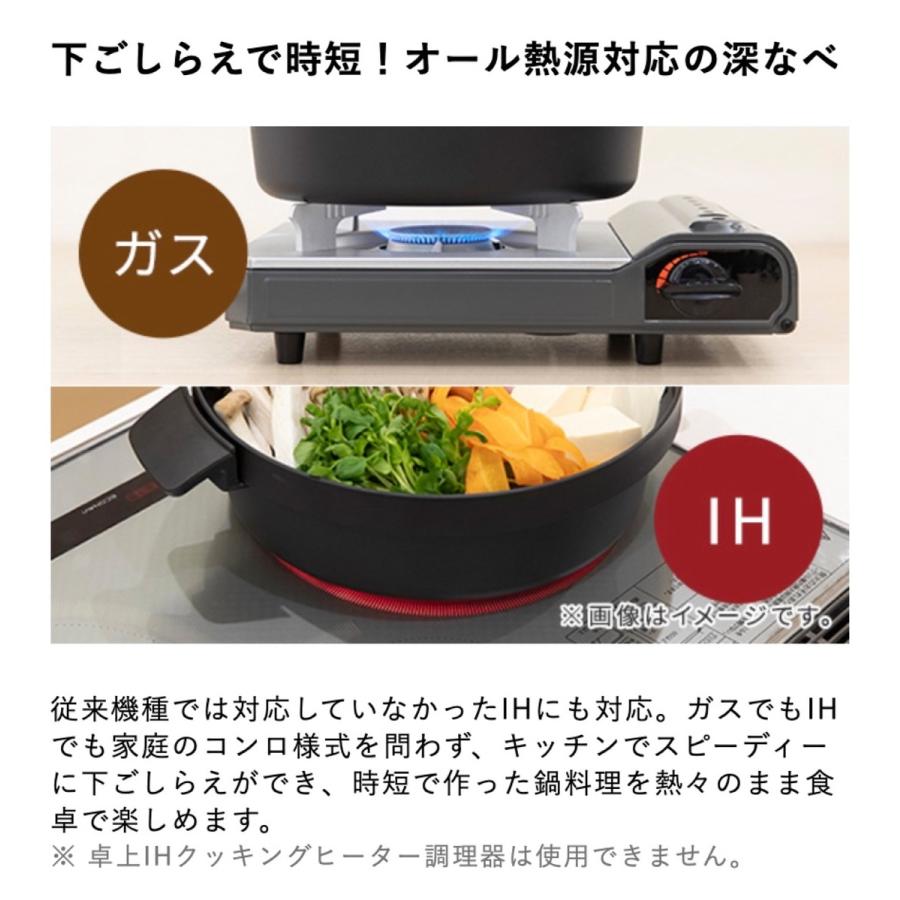 TESCOM TGP70A-K テーブルクッキングポット IH 3.5L レシピブック付き ブラック テスコム (12) | テスコム | 03