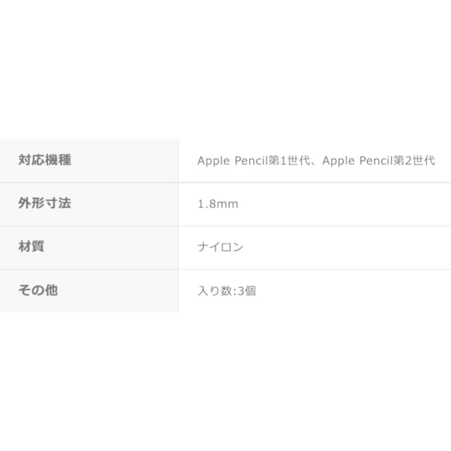 ELECOM Apple Pencil 専用 交換 透明 ペン先 3個セット アップルペンシル エレコム P-TIPAPY01CR (C) |  | 09