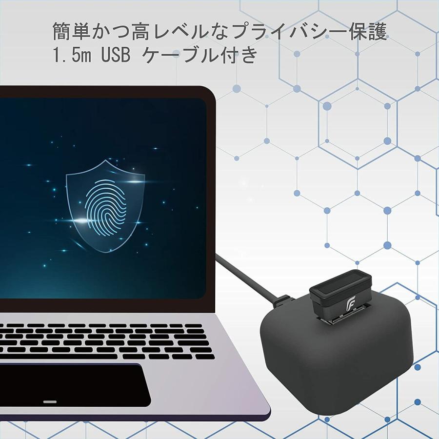 FORCE TECH USB指紋認証キー Windows USBスタンド付 Hello 対応 フォーステック FTC-FPUSB2 (C) |  | 03
