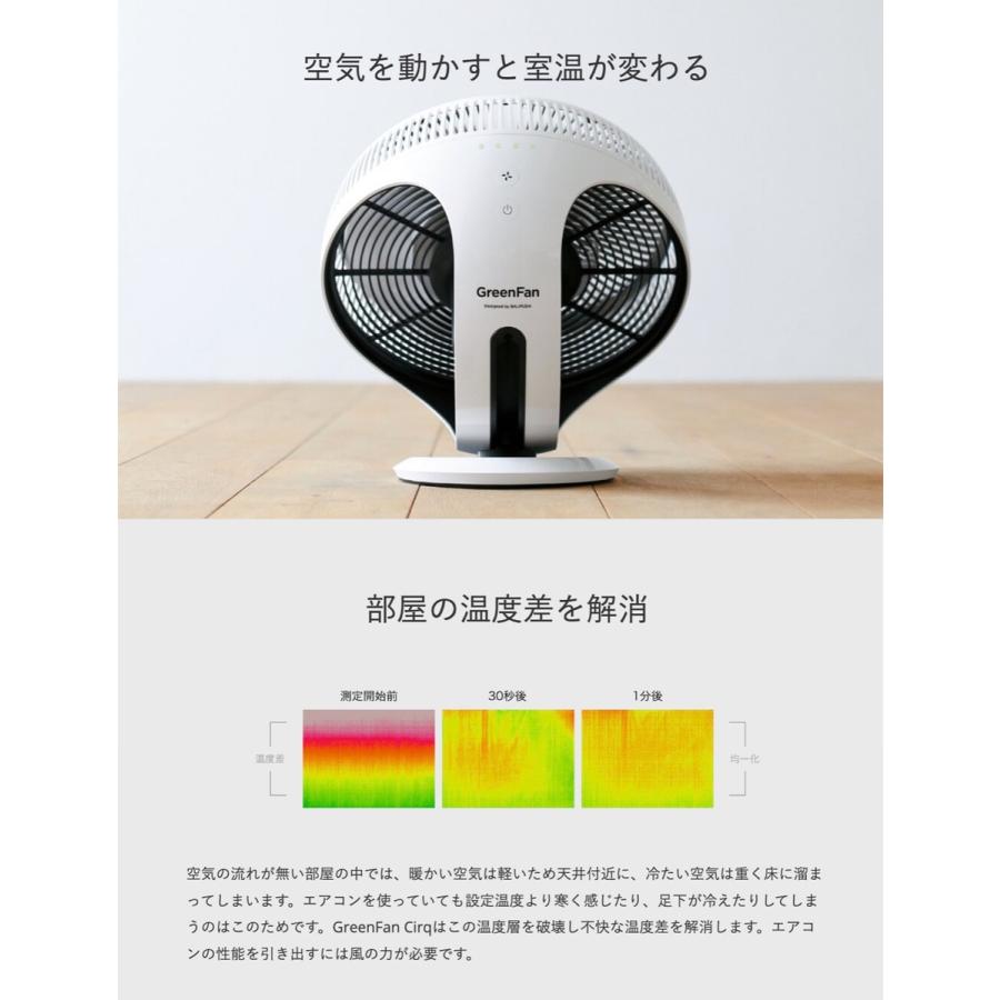 BALMUDA GreenFan Cirq EGF-3400-WK サーキュレーター グリーンファン サーキュ EGF-3400 (12) |  | 02