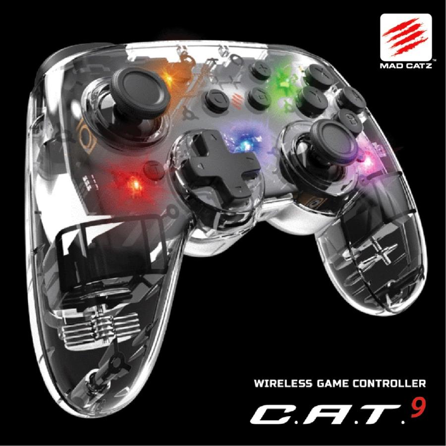 Mad Catz C.A.T.9 ワイヤレス ゲーミング コントローラー  x2ボタン マッドキャッツ MADCATZ CAT9 (06) | MAD CATZ | 01
